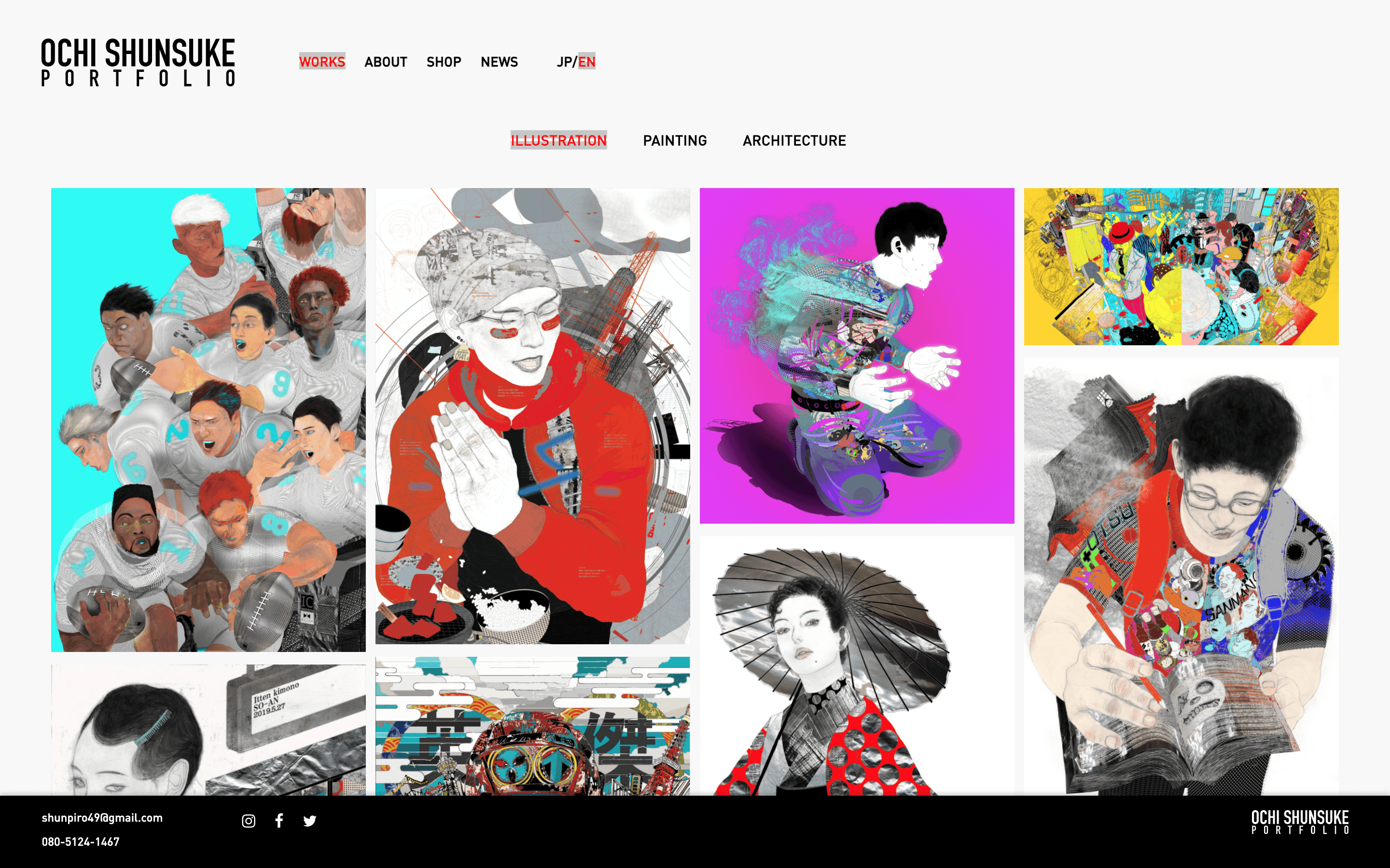 ochi-shunsuke.com en illustration(macbook pro)